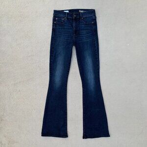Gap 1969 High Rise Resolution Skinny Flare Jeans Sz27
